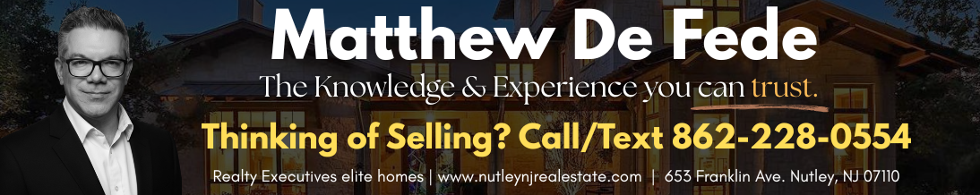Nutley NJ Real Estate | Matthew De Fede